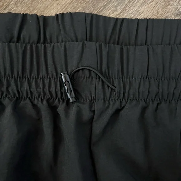 adidas Black Wide Leg Trousers with White Accents - Picture 3 of 10